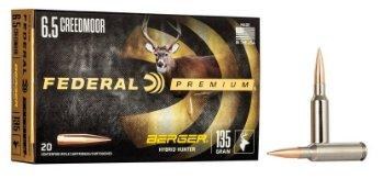 Federal Premium 6.5 Creedmoor 135gr Berger Hybrid Hunter 20rnd