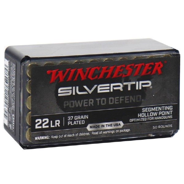 Winchester Silvertip 22 LR 37gr Segmenting Hollow Point
