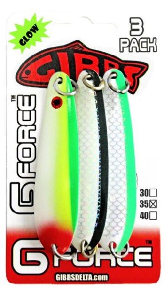 Gibbs Delta G-Force 40 Assorted 3pk #2 #5 #10