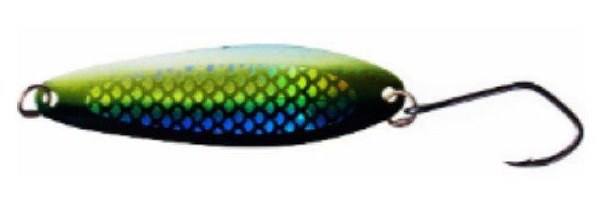 Amundson Fat Shiver Salmon Trolling Spoons 4" Herring Aide Glow/UV