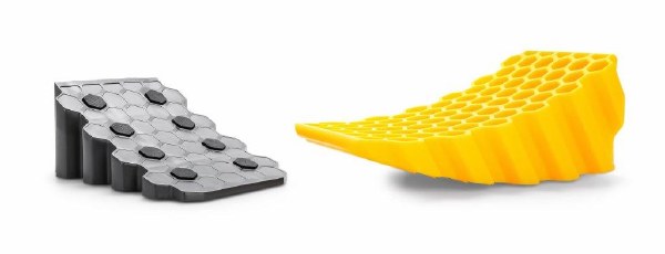 Camco Curved Leveler and Wheel Chock 2pk