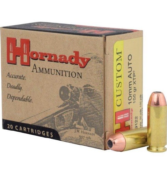 Hornady Custom 10mm Auto 155gr XTP
