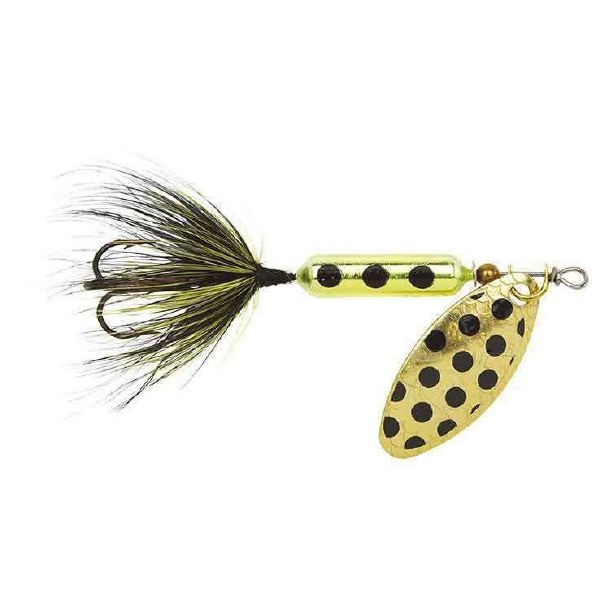 Yakima Worden's Rooster Tail 3/8oz Chartreuse Dalmation