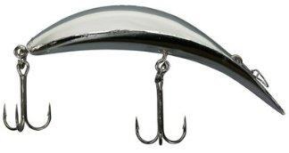 Yakima Flatfish T-60 Metallic Silver Chartreuse