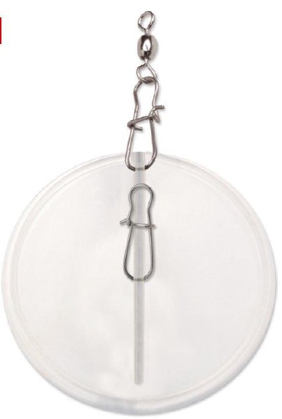 Luhr Jensen Dipsy Diver Sz 0 Clear Silver Disco