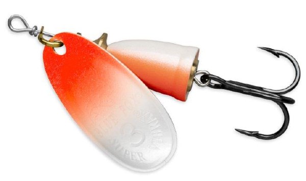 Blue Fox Classic Vibrax #2 Northern Lights Orange Pearl 3/16oz