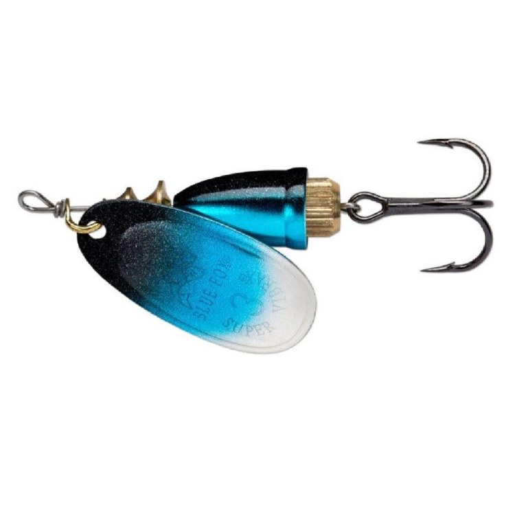 Blue Fox Classic Vibrax #5 Northern Lights Black Blue 7/16