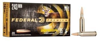 Federal Premium Berger Hybrid Hunter 243 Win 95gr