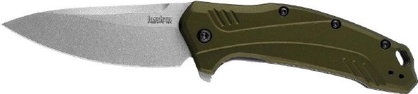 Kershaw Link Folder Olive Stonewashed