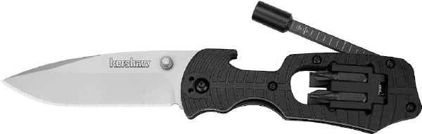 Kershaw Select Fire Knife/Ruler/Bit Driver Black