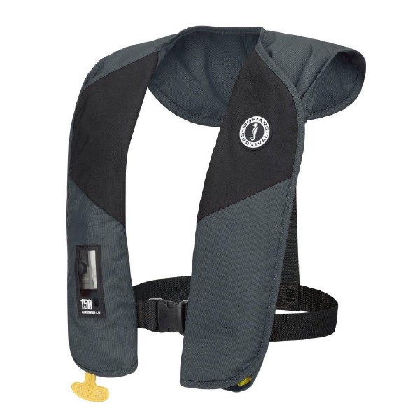 Mustang Inflatable MIT 150 Convertable Manual/Automatic Admiral Grey