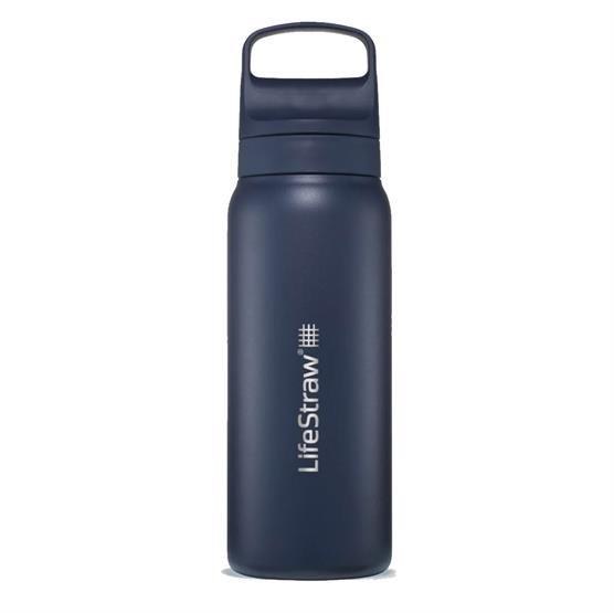 LifeStrawStainless Steel Water Bottle with Filter 24oz 700ml Blue