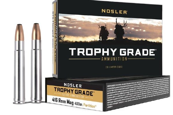Nosler Trophy Grade 416 Rem Mag 400gr Partition
