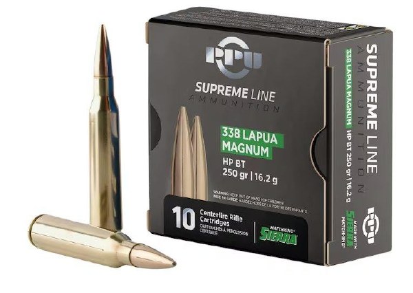 PPU 338 Lapua 250gr HP BT 10rnd
