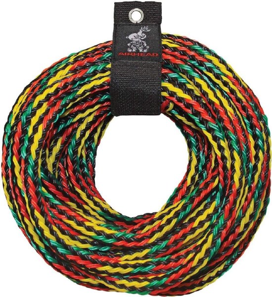 Airhead 4 Rider Tube Rope 60 Feet 680lbs Max Rider Weight