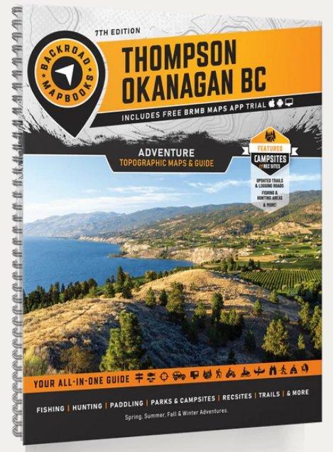 Backroad Map Books Thompson Okanagan BC