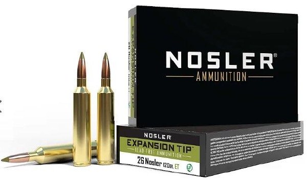 Nosler Expansion Tip 26 Nosler 120gr ET