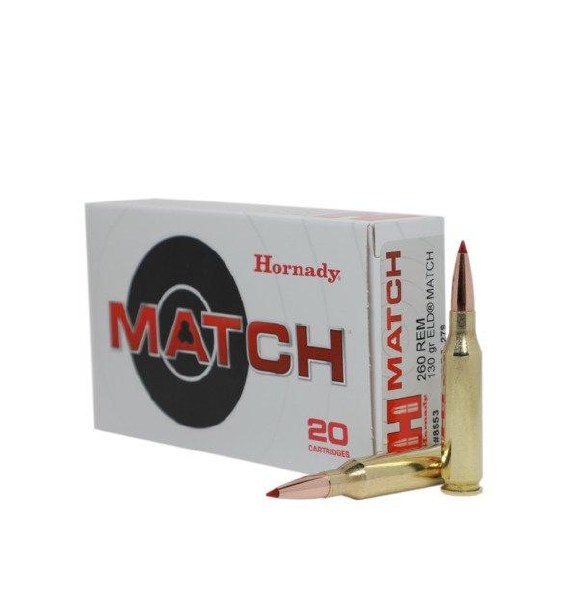Hornady Match 260 Rem 130gr ELD Match 8553