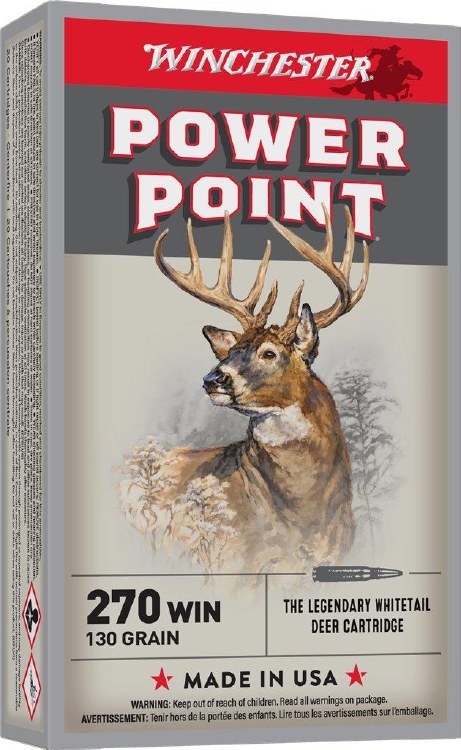 Winchester 270win 130gr Power Point
