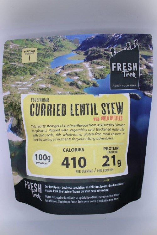 Fresh Trek Curried Lentil Stew 100gr