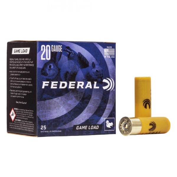 Federal Game Load 20 Gauge 2 3/4" #6