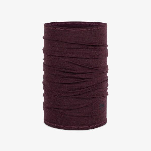 Buff Merino Wool Lightweight Solid Garnet