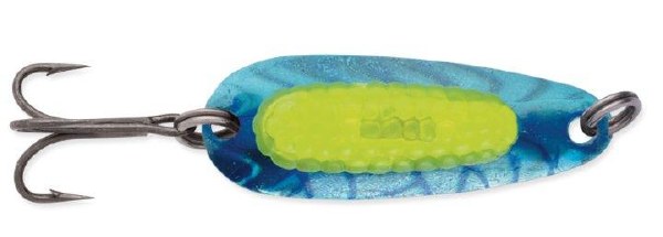 Blue Fox Rattlin' Pixee Spoon #3 Holo Blue Yellow 1/2oz