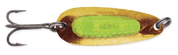Blue Fox Rattlin' Pixee Spoon #3 Holo Gold Green 1/2oz