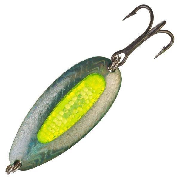 Blue Fox Rattlin' Pixee Spoon #3 Holo Herring Yellow 1/2oz
