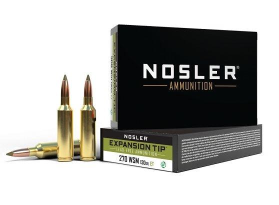 Nosler ET 270WSM 130gr Expansion Tip 40142 Lead Free