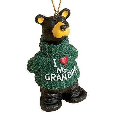 Bearfoot Ornament I Love My Grandpa Bear