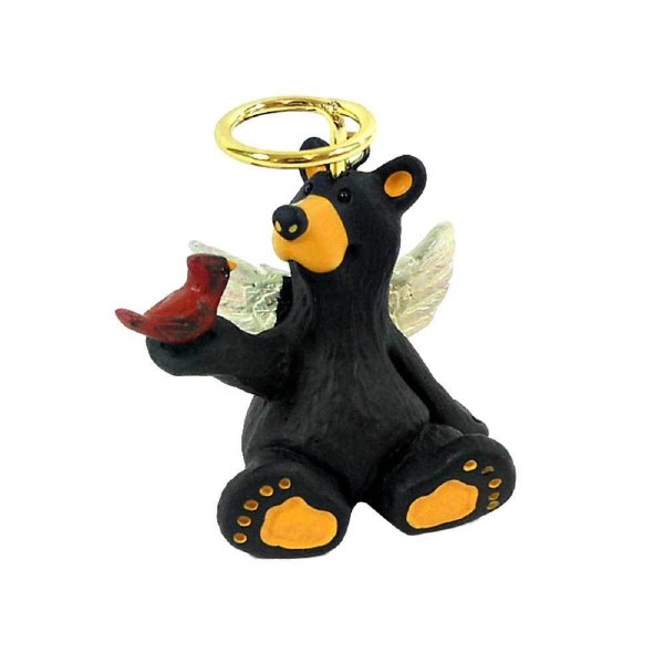 Big Sky Carvers Ornament Angel Bear Sitting