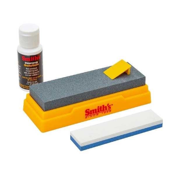 Smiths Combination Bench Stone w/Honing Solution