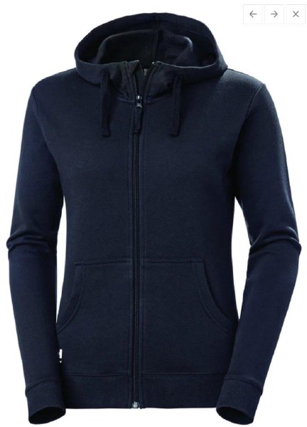 Helly Hansen Womens Classic Zip Hoodie 79323 Navy Small