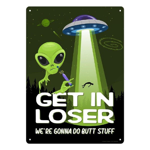 Sign - Alien Butt Stuff