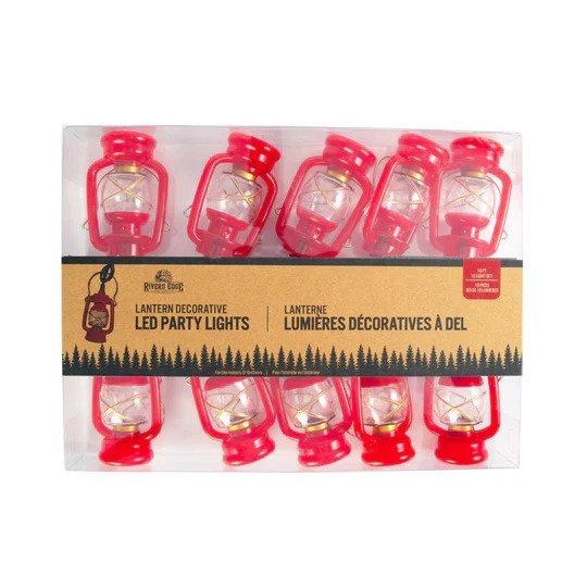 Rivers Edge LED Light Set 0 Red Lanters Small