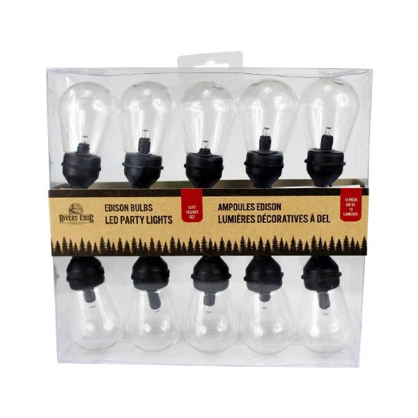 Rivers Edge LED Light Set Eddison Bulb