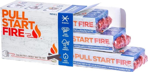 Pull Start Fire Starter 3pk