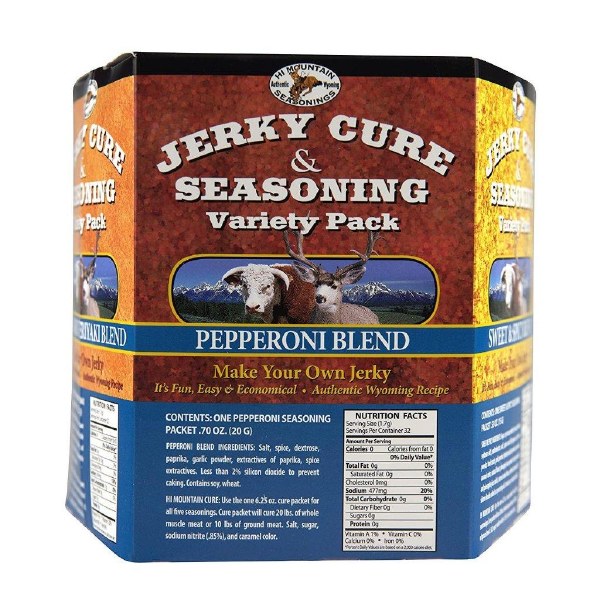 Hi Mountain Jerky Cure & Seasoning Variety Pack #2 (5 Flavour)