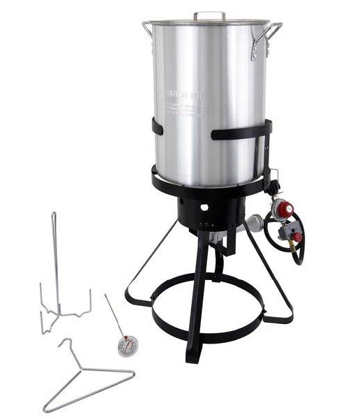 Chard 30qt Outdoor Cooker Kit Aluminum Turkey Fryer TFP30AC