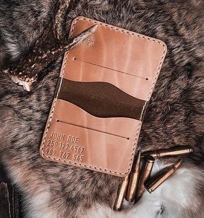 Fifty Fourth North Supply Leather Apex Wallet Card Holder Small