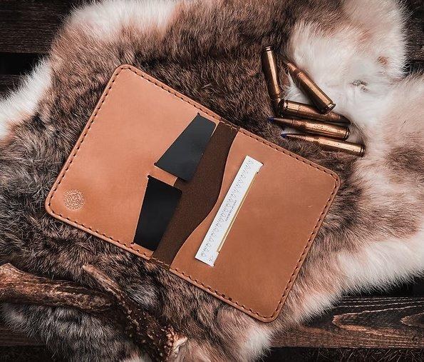 Fifty Fourth North Supply Leather Apex Pocket Book Card Holder Large
