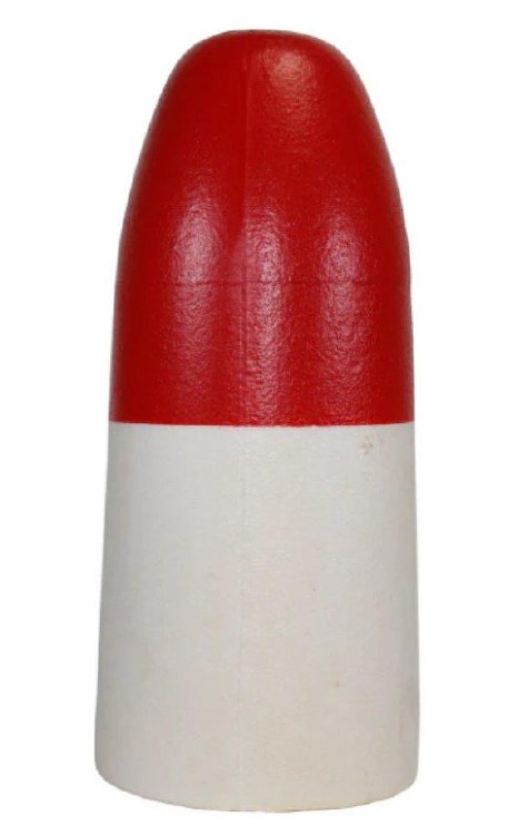 Bron's Crab Trap PVC Float Red/White 12x27cm