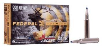 Federal Premium 280 Ackley Improved 155gr Terminal Ascent