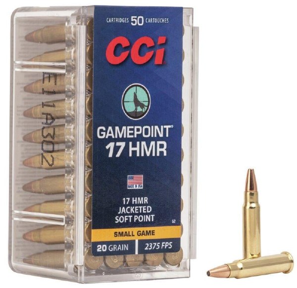 CCI Gamepoint 17 HMR JSP Small Game 20gr 2375 fps
