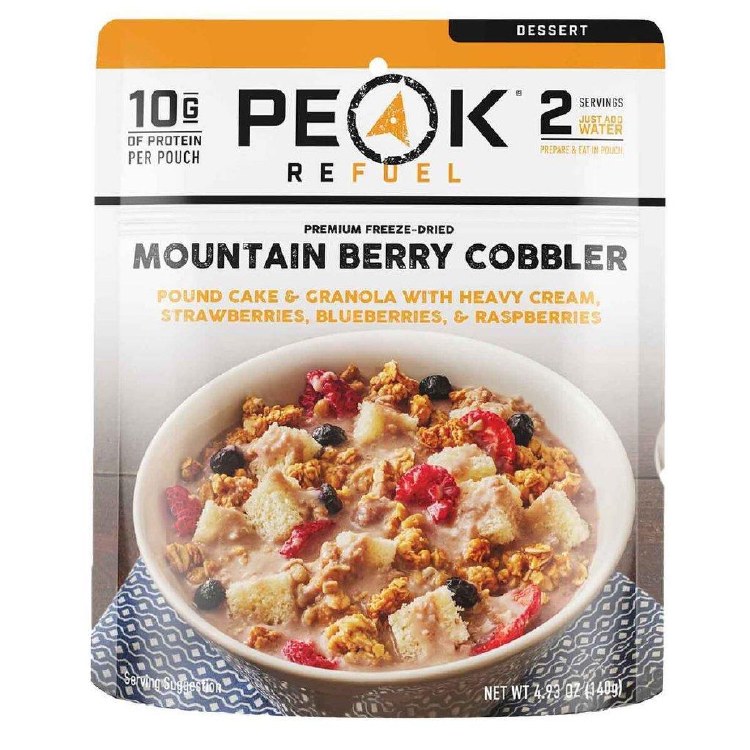 Peak 2 Refuel Mountain Berry Cobbler