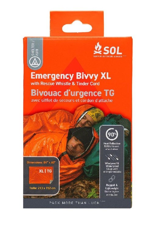 Adventure Ready SOL Emergency Bivvy XL w/Whistle & Tinder