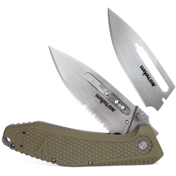 Havalon REDI EDC Knife w/Blades -  OD Green