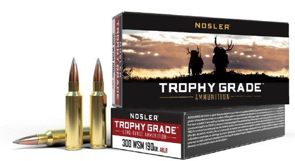 Nosler Trophy Grade 300 WSM 190gr Accubond Long Range 60106