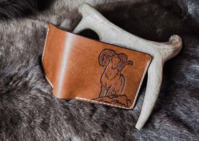 Fifty Fourth North Supply Leather Wallet Bighorn Sheep
